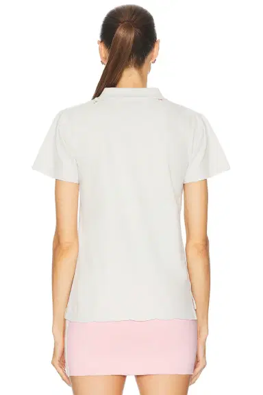 Balenciaga Short Sleeve Fitted Polo | Thumbnail 3 Balenciaga Short Sleeve Fitted Polo | Thumbnail 3