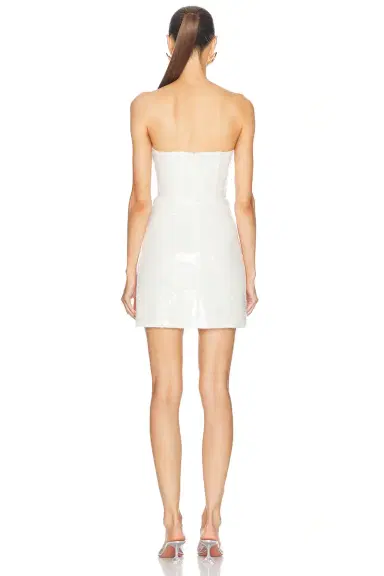 MACH & MACH Sequin Corset Mini Dress | Thumbnail 3 MACH & MACH Sequin Corset Mini Dress | Thumbnail 3