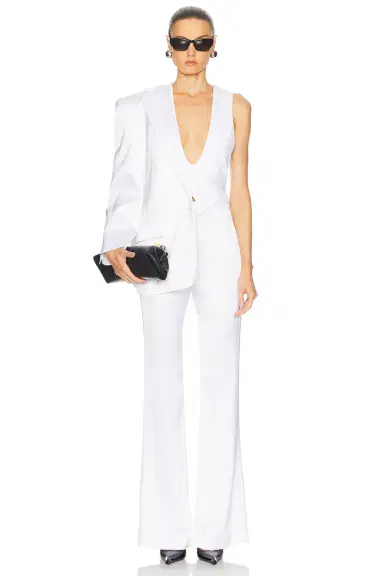 Alexandre Vauthier Satin Tailoring Vest | Thumbnail 4 Alexandre Vauthier Satin Tailoring Vest | Thumbnail 4