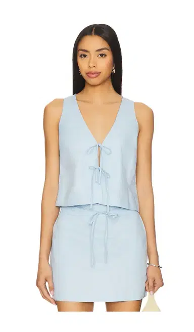 MINKPINK Pandora Tie Crop Top | Thumbnail 1 MINKPINK Pandora Tie Crop Top | Thumbnail 1