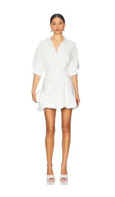 SIMKHAI Effie Bubble Mini Dress | Thumbnail 1 SIMKHAI Effie Bubble Mini Dress | Thumbnail 1