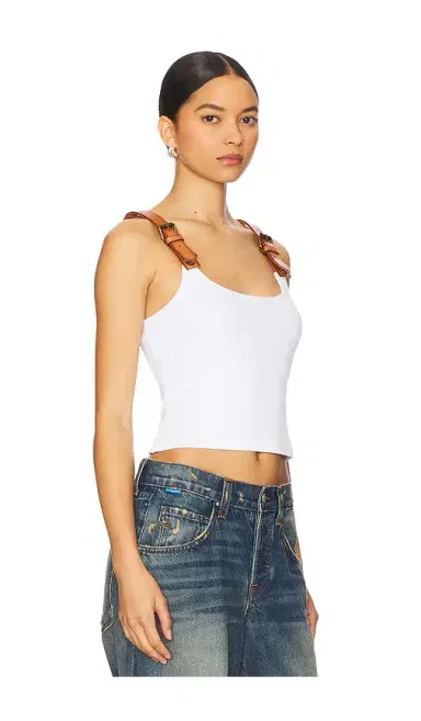 Monse Leather Strap Tank Top | Thumbnail 2 Monse Leather Strap Tank Top | Thumbnail 2