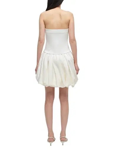 SIMKHAI Women's Pollie Bubble Minidress - White | Thumbnail 5 SIMKHAI Women's Pollie Bubble Minidress - White | Thumbnail 5