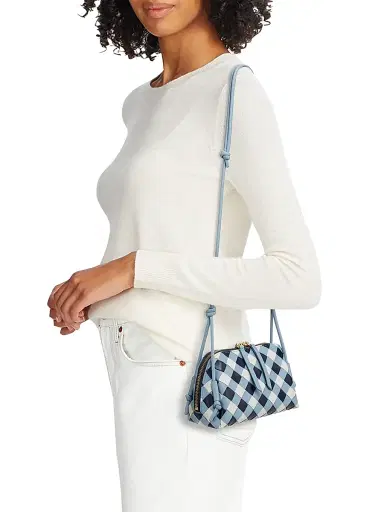 Bottega Veneta Women's Checkered Leather Concert Pouch | Thumbnail 2 Bottega Veneta Women's Checkered Leather Concert Pouch | Thumbnail 2