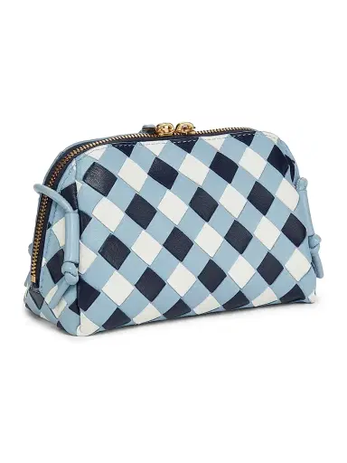 Bottega Veneta Women's Checkered Leather Concert Pouch | Thumbnail 3 Bottega Veneta Women's Checkered Leather Concert Pouch | Thumbnail 3