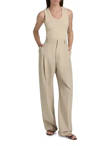 Wardrobe.NYC Women's Mid Rise Trousers | Thumbnail 2 Wardrobe.NYC Women's Mid Rise Trousers | Thumbnail 2