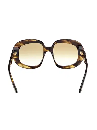 Tom Ford Women's ICON 53MM Round Sunglasses - Brown Olive | Thumbnail 5 Tom Ford Women's ICON 53MM Round Sunglasses - Brown Olive | Thumbnail 5