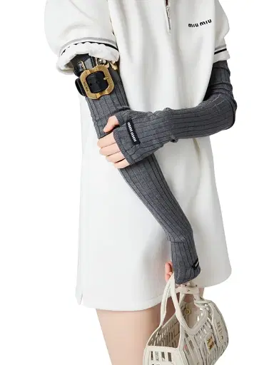 Miu Miu Women's Bonded Piqué and Technical Jersey Dress - White | Thumbnail 5 Miu Miu Women's Bonded Piqué and Technical Jersey Dress - White | Thumbnail 5