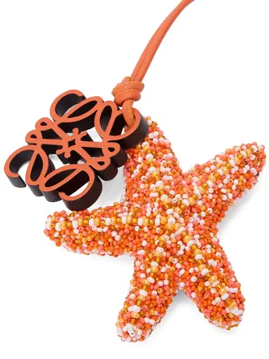 LOEWE Women's x Paula's Ibiza Anagram Star Charm - Orange | Thumbnail 2 LOEWE Women's x Paula's Ibiza Anagram Star Charm - Orange | Thumbnail 2