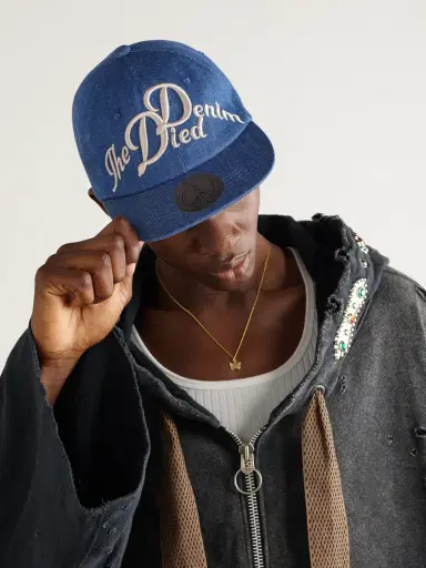 KAPITAL Logo-Embroidered Cotton-Twill Baseball Cap - Men | Thumbnail 2 KAPITAL Logo-Embroidered Cotton-Twill Baseball Cap - Men | Thumbnail 2