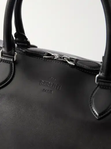 Berluti Toujours Scritto Venezia Leather Weekend Bag - Men | Thumbnail 4 Berluti Toujours Scritto Venezia Leather Weekend Bag - Men | Thumbnail 4