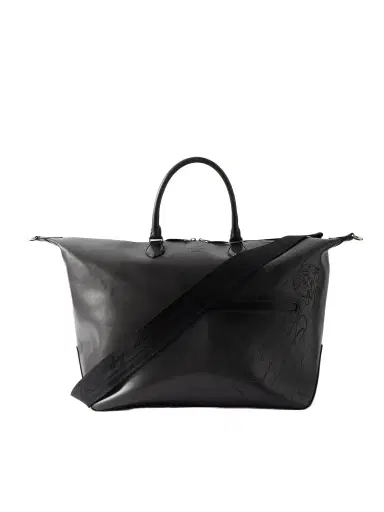 Berluti Toujours Scritto Venezia Leather Weekend Bag - Men | Thumbnail 1 Berluti Toujours Scritto Venezia Leather Weekend Bag - Men | Thumbnail 1