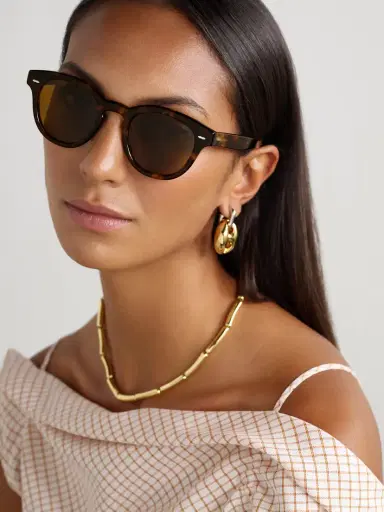 Oliver Peoples Cary Grant Round-frame Tortoiseshell Acetate Sunglasses | Thumbnail 2 Oliver Peoples Cary Grant Round-frame Tortoiseshell Acetate Sunglasses | Thumbnail 2