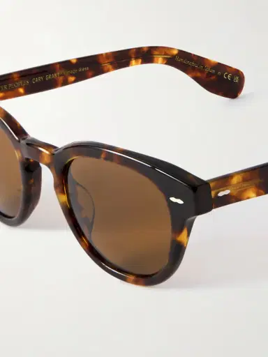 Oliver Peoples Cary Grant Round-frame Tortoiseshell Acetate Sunglasses | Thumbnail 4 Oliver Peoples Cary Grant Round-frame Tortoiseshell Acetate Sunglasses | Thumbnail 4