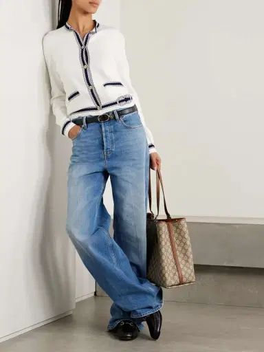 Gucci ido Jacquard-knit Cotton Cardigan | Thumbnail 2 Gucci ido Jacquard-knit Cotton Cardigan | Thumbnail 2