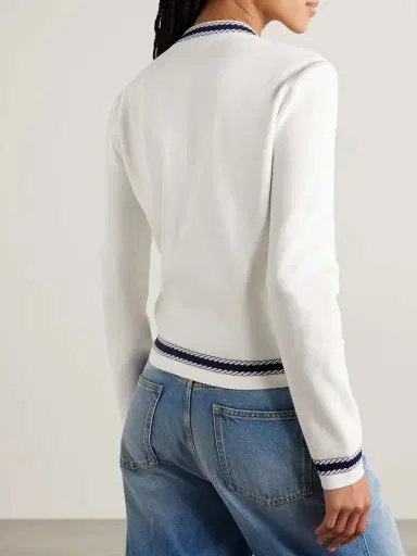 Gucci ido Jacquard-knit Cotton Cardigan | Thumbnail 4 Gucci ido Jacquard-knit Cotton Cardigan | Thumbnail 4