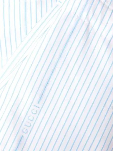Gucci Tie-front Striped Cotton Oxford Camisole | Thumbnail 4 Gucci Tie-front Striped Cotton Oxford Camisole | Thumbnail 4