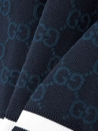 Gucci Cropped Jacquard-knit Cotton Sweater | Thumbnail 4 Gucci Cropped Jacquard-knit Cotton Sweater | Thumbnail 4