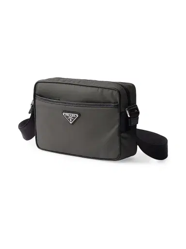 Prada Men's Re-Nylon and Saffiano Shoulder Bag - Green | Thumbnail 2 Prada Men's Re-Nylon and Saffiano Shoulder Bag - Green | Thumbnail 2