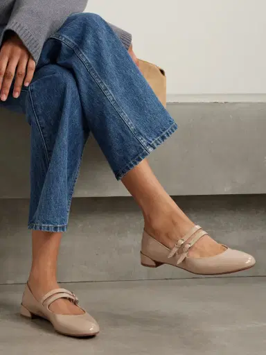 Christian Louboutin Sweet Jane Patent-leather Flats | Thumbnail 2 Christian Louboutin Sweet Jane Patent-leather Flats | Thumbnail 2