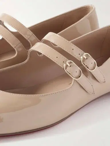Christian Louboutin Sweet Jane Patent-leather Flats | Thumbnail 4 Christian Louboutin Sweet Jane Patent-leather Flats | Thumbnail 4