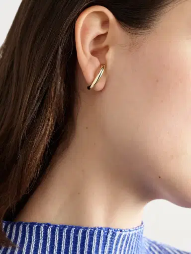 STONE AND STRAND en Glow 14-karat Gold Single Earring | Thumbnail 2 STONE AND STRAND en Glow 14-karat Gold Single Earring | Thumbnail 2