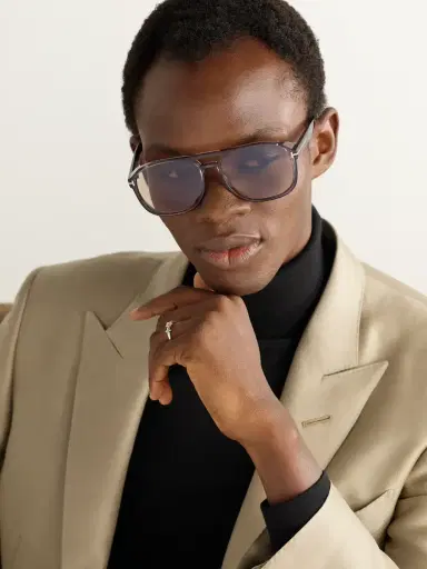 Tom Ford Rosco Aviator-style Acetate Sunglasses | Thumbnail 2 Tom Ford Rosco Aviator-style Acetate Sunglasses | Thumbnail 2