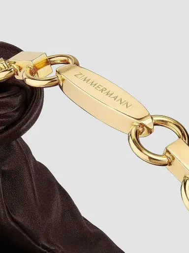 Zimmermann Women's Foam Beaded Leather Top Handle Bag - Coffee | Thumbnail 7 Zimmermann Women's Foam Beaded Leather Top Handle Bag - Coffee | Thumbnail 7
