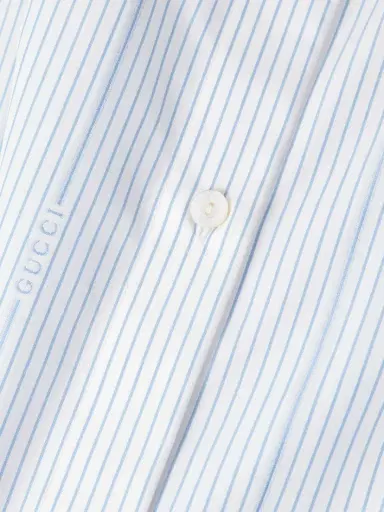Gucci Lido Striped Cotton-poplin Midi Skirt | Thumbnail 5 Gucci Lido Striped Cotton-poplin Midi Skirt | Thumbnail 5