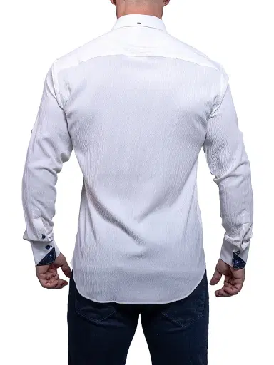 Maceoo Men's Einstein Resistance Shirt - White | Thumbnail 4 Maceoo Men's Einstein Resistance Shirt - White | Thumbnail 4