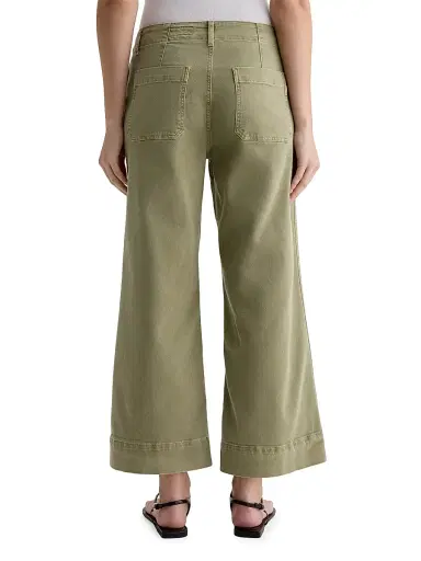 AG Jeans Women's Natasha Mid-Rise Crop Jeans - Sulfur Basil | Thumbnail 5 AG Jeans Women's Natasha Mid-Rise Crop Jeans - Sulfur Basil | Thumbnail 5
