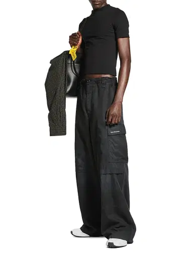 Balenciaga Men's Hybrid Large Fit Pants - Black - Size Large | Thumbnail 3 Balenciaga Men's Hybrid Large Fit Pants - Black - Size Large | Thumbnail 3