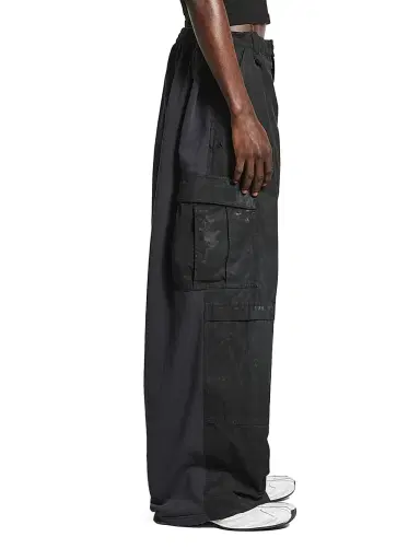 Balenciaga Men's Hybrid Large Fit Pants - Black - Size Large | Thumbnail 4 Balenciaga Men's Hybrid Large Fit Pants - Black - Size Large | Thumbnail 4