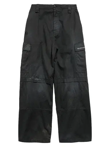 Balenciaga Men's Hybrid Large Fit Pants - Black - Size Large | Thumbnail 1 Balenciaga Men's Hybrid Large Fit Pants - Black - Size Large | Thumbnail 1