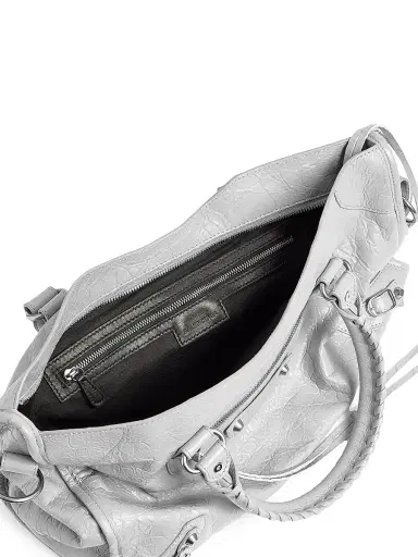 Balenciaga Women's Le City Tote Bag - Light Grey | Thumbnail 5 Balenciaga Women's Le City Tote Bag - Light Grey | Thumbnail 5