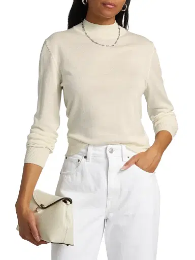 BLK DNM Women's Sweater 72 - Cream | Thumbnail 3 BLK DNM Women's Sweater 72 - Cream | Thumbnail 3