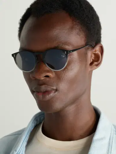 Oliver Peoples O'Malley Round-Frame Acetate Sunglasses - Men | Thumbnail 2 Oliver Peoples O'Malley Round-Frame Acetate Sunglasses - Men | Thumbnail 2