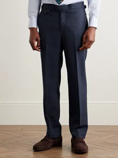 J. Mueser Slim-Fit Straight-Leg Virgin Wool Suit Trousers - Men | Thumbnail 3 J. Mueser Slim-Fit Straight-Leg Virgin Wool Suit Trousers - Men | Thumbnail 3