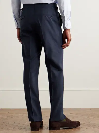 J. Mueser Slim-Fit Straight-Leg Virgin Wool Suit Trousers - Men | Thumbnail 4 J. Mueser Slim-Fit Straight-Leg Virgin Wool Suit Trousers - Men | Thumbnail 4