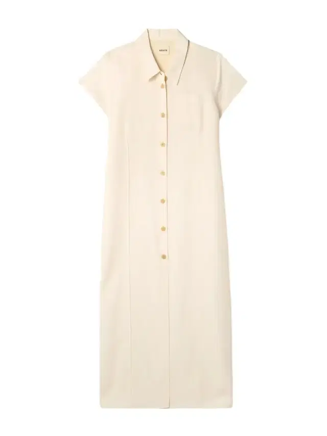 Khaite Effy Silk And Cotton-blend Organza Midi Shirt Dress