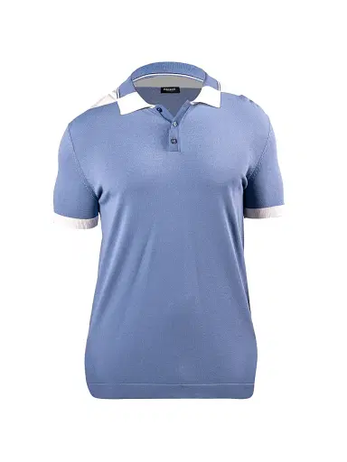 Maceoo Men's Polo Tip Shirt - Blue - Size XL | Thumbnail 1 Maceoo Men's Polo Tip Shirt - Blue - Size XL | Thumbnail 1
