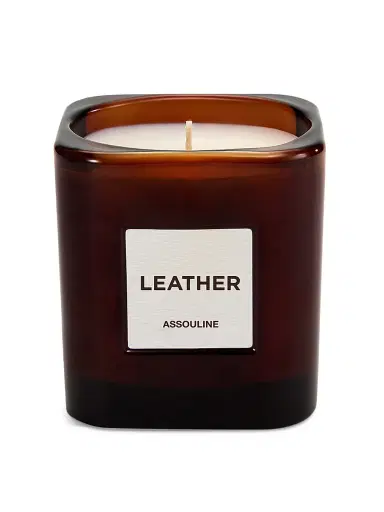 Assouline Leather Scented Candle | Thumbnail 2 Assouline Leather Scented Candle | Thumbnail 2