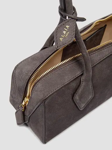 Alaïa Women's Le Teckel Leather Shoulder Bag - Anthracite | Thumbnail 5 Alaïa Women's Le Teckel Leather Shoulder Bag - Anthracite | Thumbnail 5