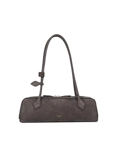 Alaïa Women's Le Teckel Leather Shoulder Bag - Anthracite | Thumbnail 1 Alaïa Women's Le Teckel Leather Shoulder Bag - Anthracite | Thumbnail 1