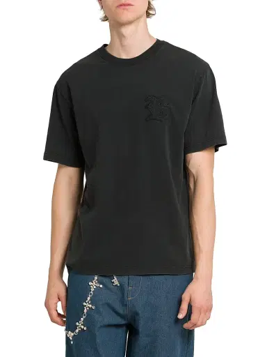 Bluemarble Men's Stonewashed Chain Stitch T-Shirt | Thumbnail 3 Bluemarble Men's Stonewashed Chain Stitch T-Shirt | Thumbnail 3