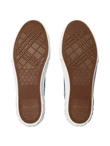 Burberry Men's Check Low-Top Sneakers - Hyacinth | Thumbnail 5 Burberry Men's Check Low-Top Sneakers - Hyacinth | Thumbnail 5