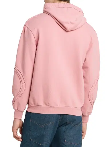 Bluemarble Men's Drawstring Zip-Front Hoodie | Thumbnail 5 Bluemarble Men's Drawstring Zip-Front Hoodie | Thumbnail 5