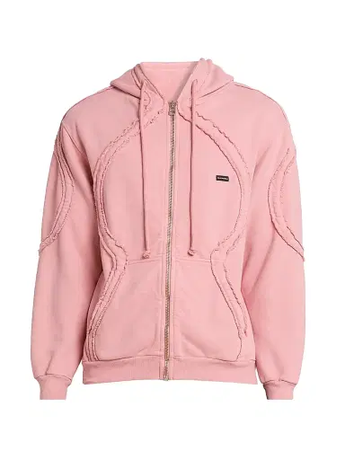 Bluemarble Men's Drawstring Zip-Front Hoodie | Thumbnail 1 Bluemarble Men's Drawstring Zip-Front Hoodie | Thumbnail 1