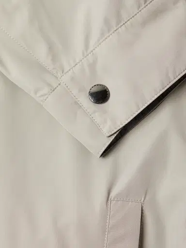 Canali Men's Reversible Shirt Jacket - Light Tan | Thumbnail 7 Canali Men's Reversible Shirt Jacket - Light Tan | Thumbnail 7