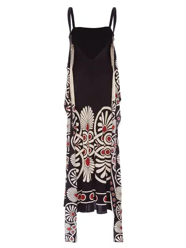 La DoubleJ Women's Slip-Around Dress - Medallion Black | Thumbnail 2 La DoubleJ Women's Slip-Around Dress - Medallion Black | Thumbnail 2